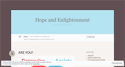 Desktop Screenshot of hopeenlightenment.com
